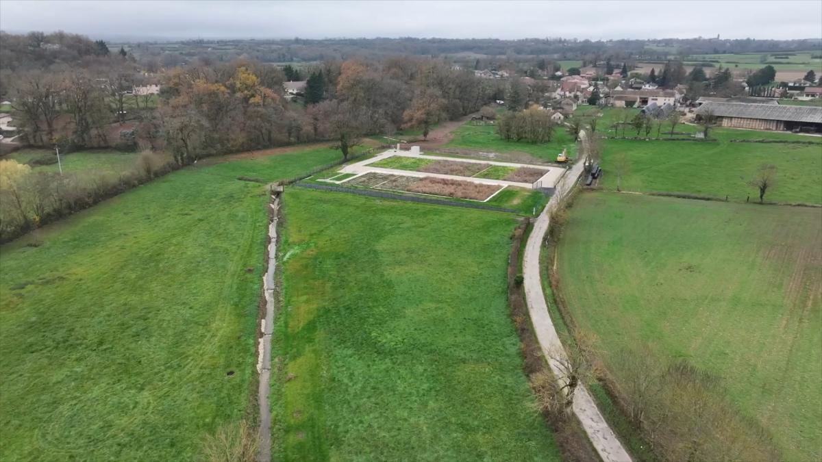 Un chantier d’assainissement à Saint-Baudille-de-la-Tour filmé en TimeLapse